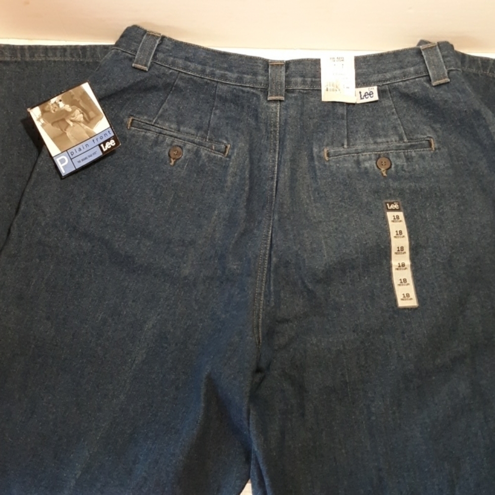 Vtg nwt 1980s 1990s Y2K front mom high waisted rise